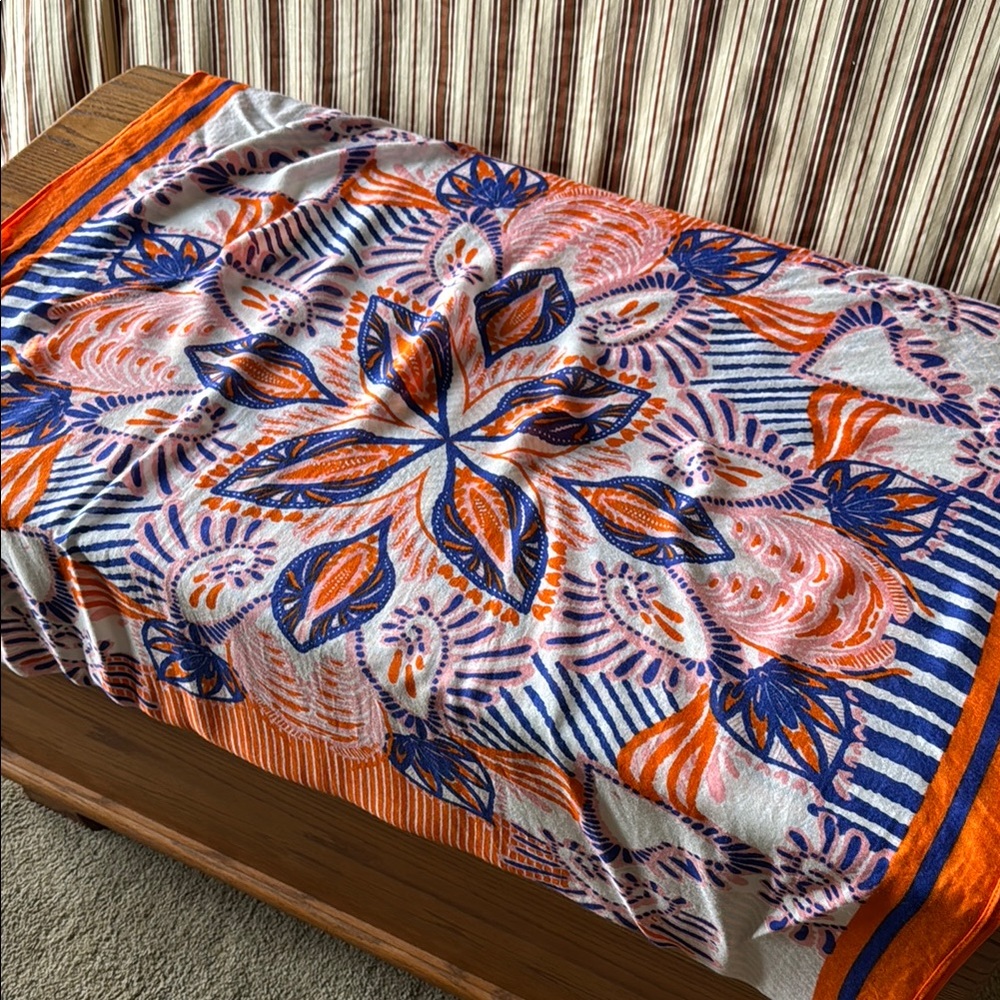 Stella & Dot Vibrant Summer Scarf— Large 36”x68”